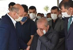 Bakan Soylu, Sivas'ta şehit annesinin cenazesine katıldı