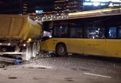 Hafriyat kamyonu yasak yerden dönüş yapınca dehşet saçtı