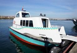 İstanbul'da 8 deniz taksi suya indirildi ve hizmete başladı