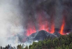 La Palma Adası'nda yanardağdaki patlamaların şiddeti arttı, uçuşlar durduruldu