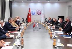 Bakan Özer, KKTC'li mevkidaşıyla bir araya geldi
