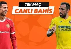 Manchester United-Villareal maçı Tek Maç ve Canlı Bahis seçenekleriyle Misli.com’da