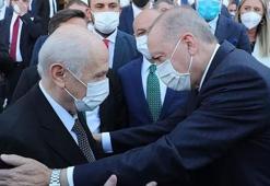 Cumhurbaşkanı Recep Tayyip Erdoğan ile Devlet Bahçeli görüştü