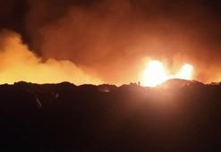 Ankara'da olaylı gece! Çöplükte patlama sonrası yangın
