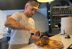 Milli atlet Ramil Guliyev pizza dükkanı açtı, tezgaha geçti!