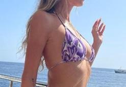 Heidi Klum'un kızı Leni Klum defileye damga vurdu!