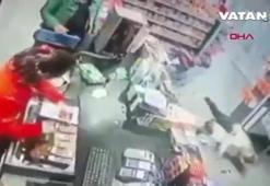 Markette eski sevgili dehşeti!
