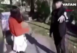 Şoke eden görüntü! Kız arkadaşını darp edip sosyal medyada paylaştı!