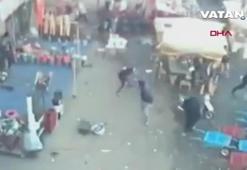 Irak'ın başkenti Bağdat'ta iki patlama meydana geldi! Patlama anı...