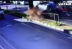 Enes Batur'un ölümden döndüğü kaza kamerada!