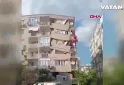 İzmir'deki depremin ardından son görüntüler...