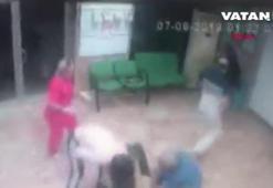 Eski koca dehşeti kamerada!