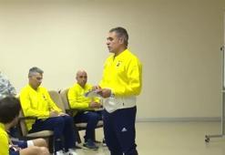 Ersun Yanal'dan kamp öncesi motivasyon konuşması!
