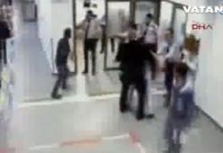 Hastanede baltalı saldırı kamerada!