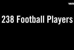 238 futbolcu bir şarkıda buluşursa...