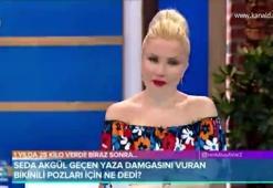 Seda Akgül'ün bikinili pozları olay oldu!