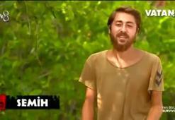 Survivor Semih'ten bir ilk