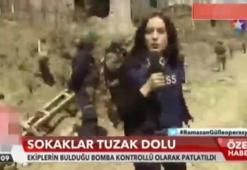 Nazlı Çelik, PKK'lıların kazdığı tünele girdi