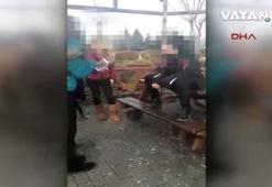 Bursa'da kız öğrencilerin erkek kavgası!