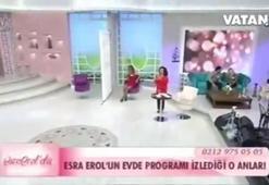 Esra Erol, canlı yayında göbek attı