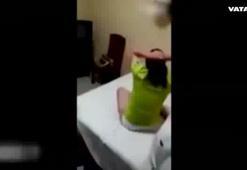 Aldatan karısına ve aşığına baskın yaptı!
