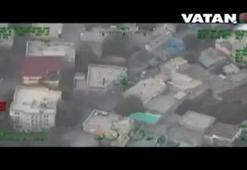 Silvan'daki operasyon havadan görüntülendi