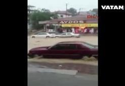 Ankara'da yağışlar sele dönüştü!