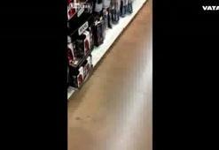 Markette kadınlar birbirine girdi