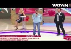 Canlı yayında büyük tehlike atlattı!