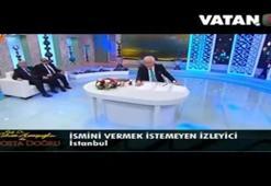 "Bana 3 harfliler musallat oldu" diyen kadın canlı yayına bağlandı