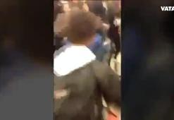 4 kız 1 kızı dakikalarca dövdü