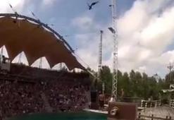 Böyle bir atlayış görülmedi!.. Tam 25 metre...
