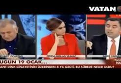 Canlı yayında sunucuyu yalvartan kavga