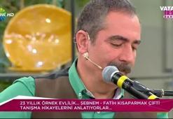 Fatih Kısaparmak'tan ÇAğla Şikel'i ağlatan şarkı