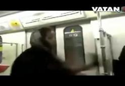 İran metrosunda çılgınca dans etti