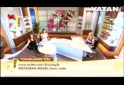 Canlı yayında mezura ile beden ölçülerini hesapladı!..