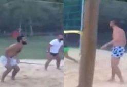 Plaj voleybolu’nda Arda ve Burak kapışması..