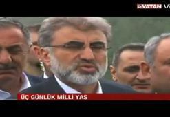 Tamer Yıldız açıkladı: Soma için 3 günlük yas..