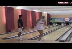 Sharapova ve Djokovic'den bowling'e farklı bakış..