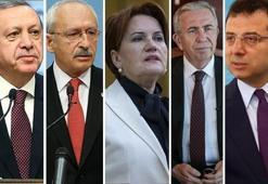 Oy oranları belli oldu! Erdoğan, Kılıçdaroğlu, Akşener, İmamoğlu, Yavaş, Gül...
