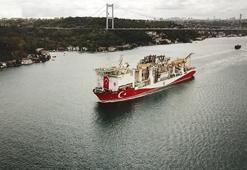 Yavuz sondaj gemisi Karadeniz'e açıldı