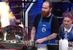 MasterChef Türkiye'de korkutan anlar! Mehmet Şef'ten sert tepki