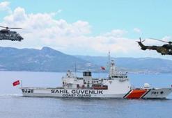 Ege Denizi'nde gövde gösterisi! Savaş uçağı, helikopteri, fırkateyn, hücum botu..