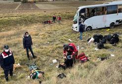 Kastamonu'da polis servisi devrildi! 12 polis yaralandı