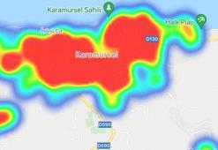 Kent çok riskli, hastalık yayılıyor tamamı kıpkırmızı oldu!
