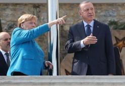 Angela Merkel'den veda ziyareti! Cumhurbaşkanı Erdoğan ile bir araya geldi