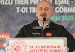 Bakan Karaismailoğlu duyurdu! Ankara-İzmir Yüksek Hızlı Tren Projesi'ndeki TBM tünelinde ışık  göründü