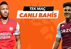 Arsenal-Aston Villa maçı Tek Maç ve Canlı Bahis seçenekleriyle Misli.com’da