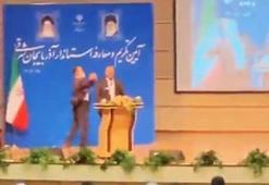 İran'da valiye yemin töreninde tokatlı saldırı!
