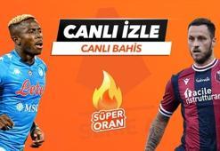 Napoli - Bologna maçı Tek Maç ve Canlı Bahis seçenekleriyle Misli.com’da
